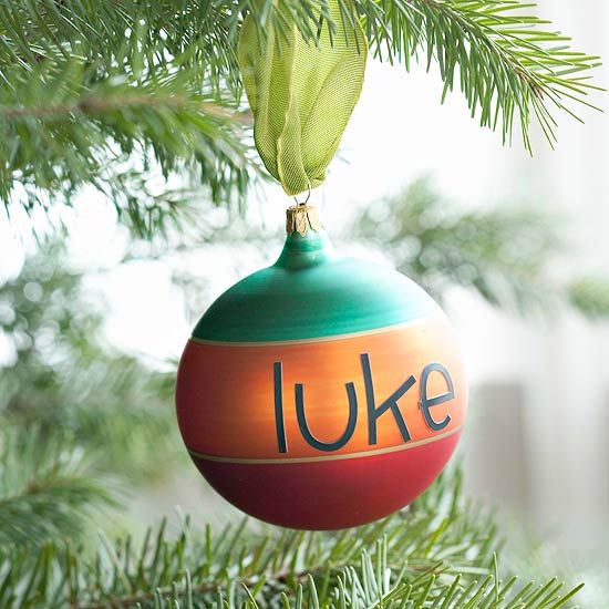 Personalized Christmas Ornament -   Easy Christmas Ornaments