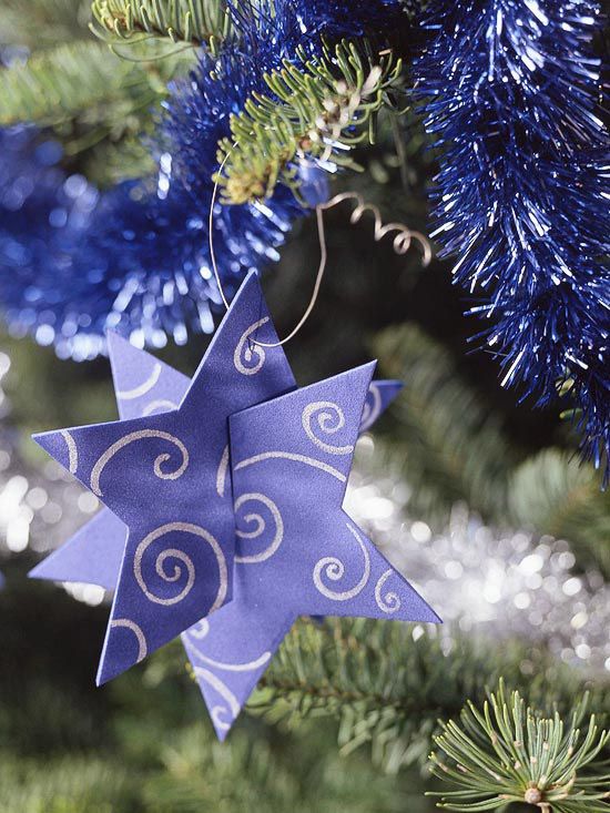 Foam Star Christmas Ornaments -   Easy Christmas Ornaments