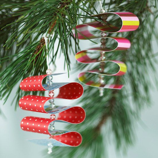 Ribbon Candy Ornaments -   Easy Christmas Ornaments