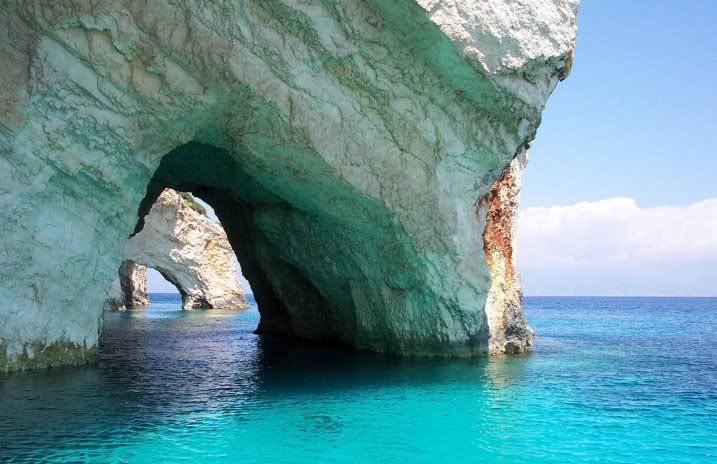 great places to visit around the world –  Blue Caves – Zakynthos Island, Greece