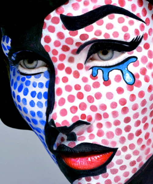 halloween-makeup-facepaint-face-paint-costume-comic-pop-art.png (500×600)