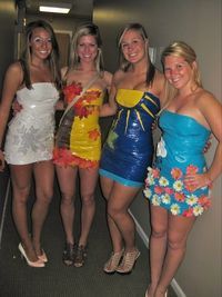 halloween costume!!! the seasons! I wish I had thought about this in college.