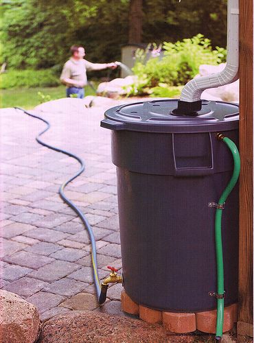 how to make and install a rain barrel