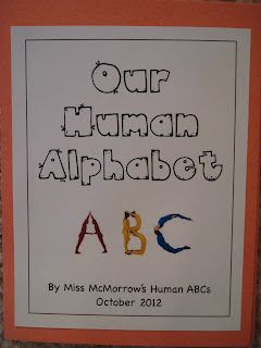 human alphabet classroom book