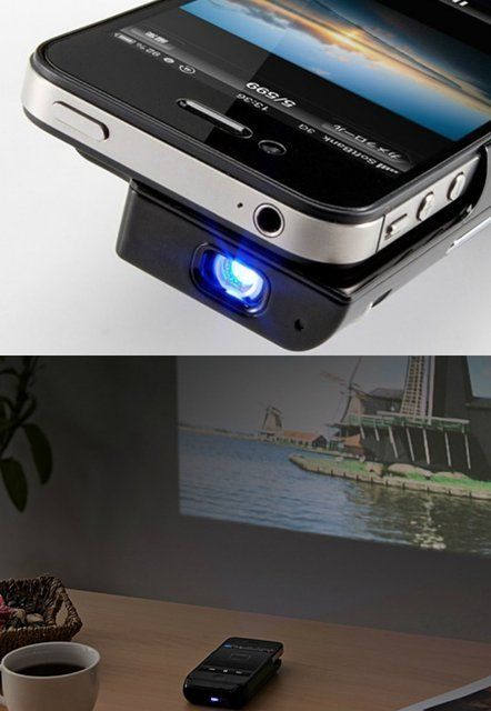 iPhone projector… How cool!