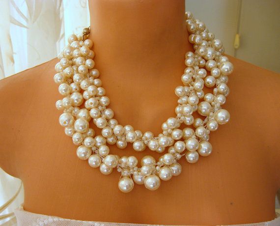 ivory pearl necklaces