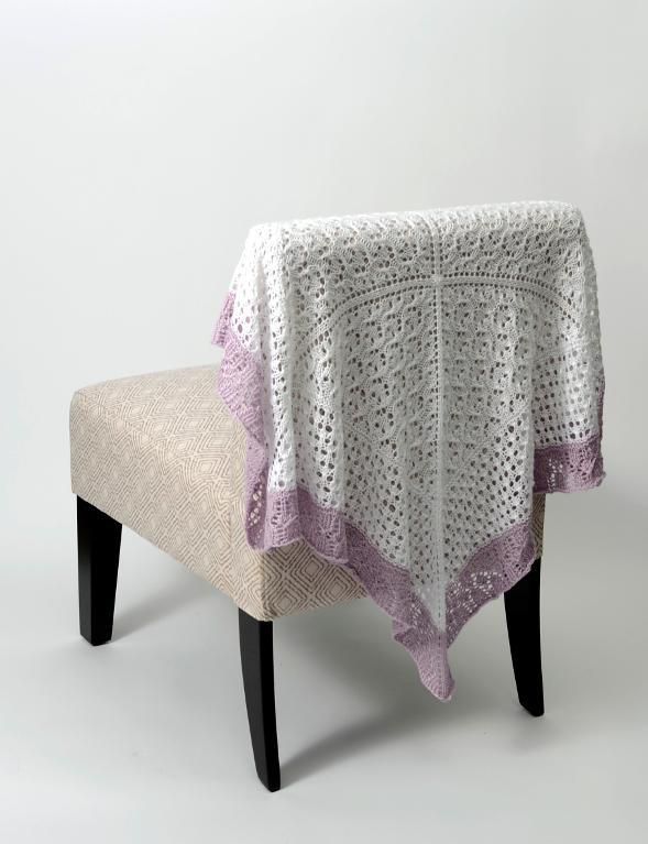 Lace Sampler Baby Blanket -   Knit baby blanket