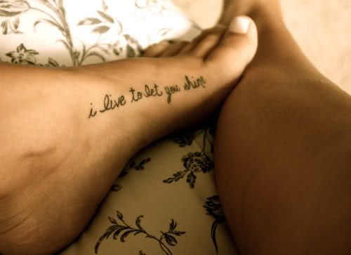 love foot tattoos