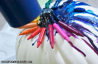 melted crayon pumpkin DOING THIS.