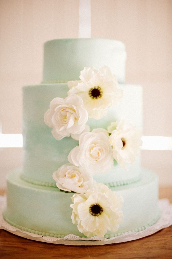 mint wedding, mint cake, wedding cake