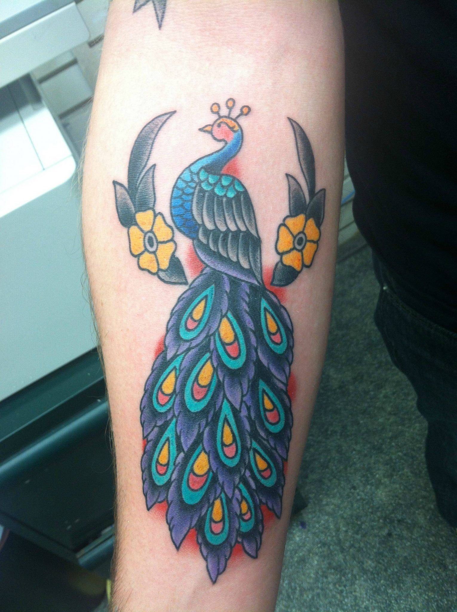 Peachy Tattoos Peacock Tattoo Design -   Peacock tattoo Ideas