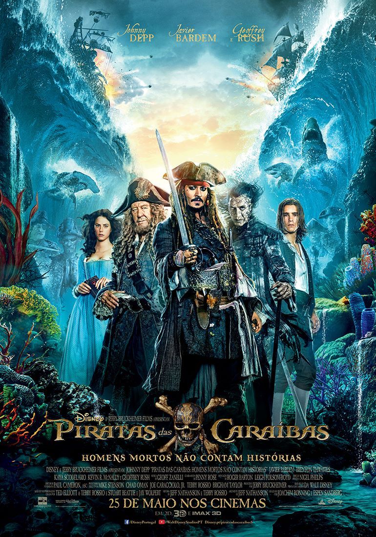 PIRATES OF THE CARIBBEAN: DEAD MEN TELL NO TALES International Poster ... -   Pirates of the Caribbean