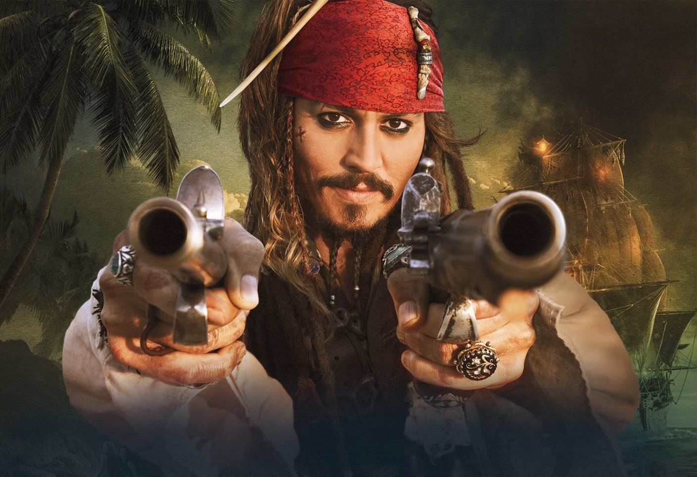 Captain Jack Sparrow - Pirates of the Caribbean Photo -   Pirates of the Caribbean