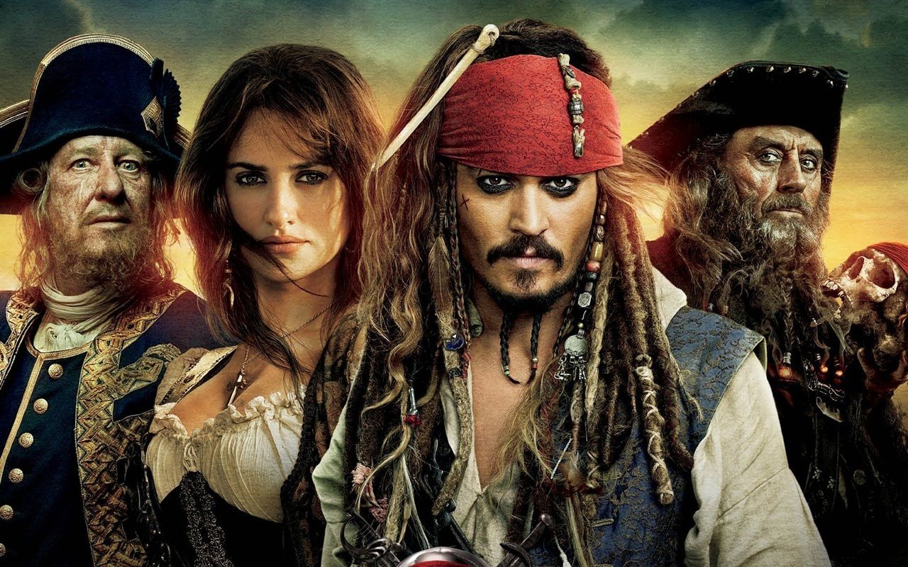 Pirates of the Caribbean 1,2,3 and 4 HD wallpaper ... -   Pirates of the Caribbean