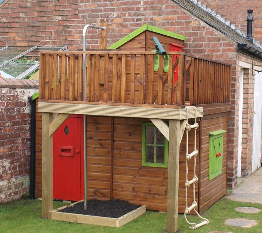 Childrens Wooden Playhouse -   Playhouses Ideas