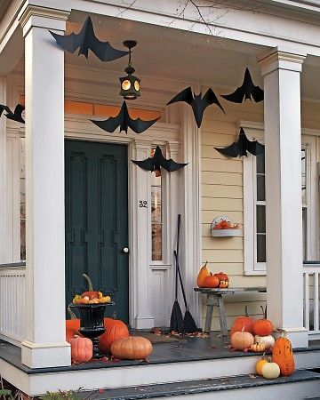 porch halloween decor