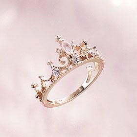 princess crown ring..