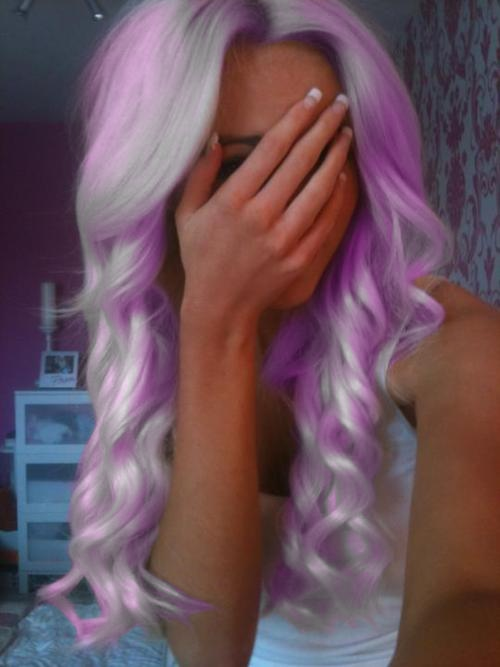 #purple #blonde #hair