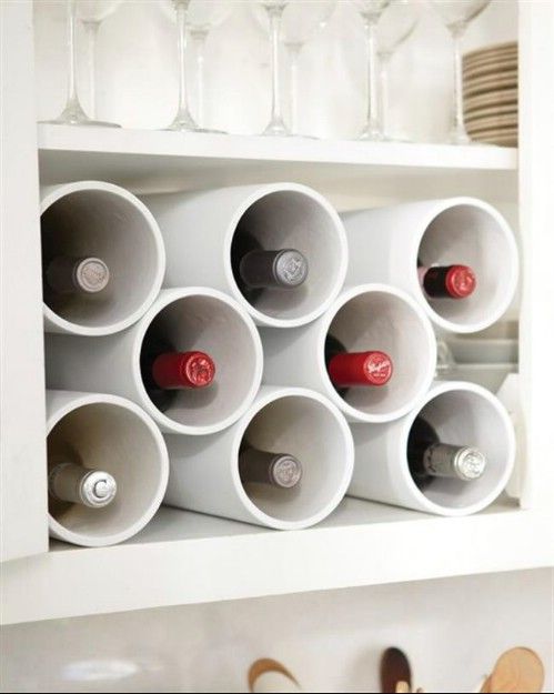 Wine Rack -   How use pvc pipe for home and garden