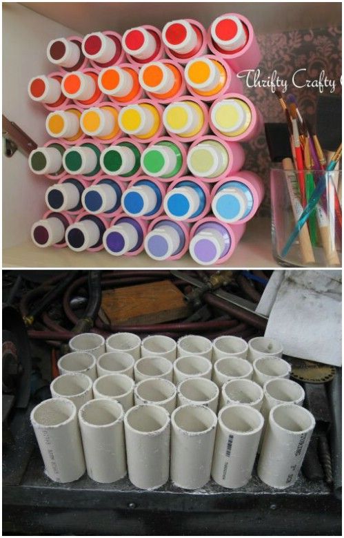 Paint Holder -   How use pvc pipe for home and garden