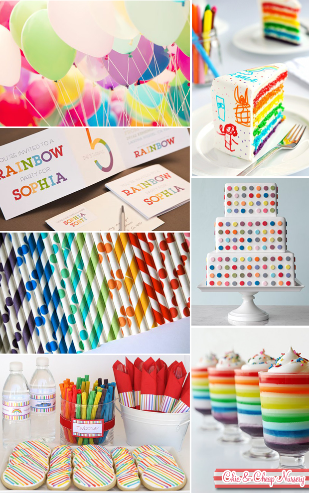 rainbow party ideas