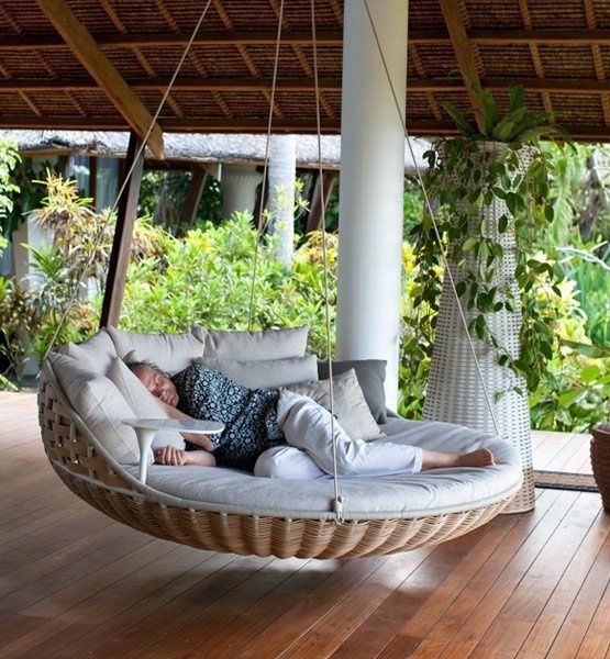 round porch nest: best reading/napping spot ever!