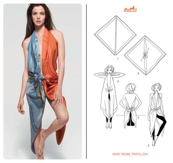 How to Knot a Herm?s Scarf in 21 Different Ways « Fashion -   Scarf Knot Ideas