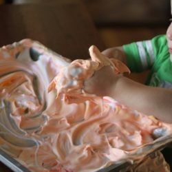 Sensory Exploration while Creating: -   Sensory Activities for Babies and Toddlers