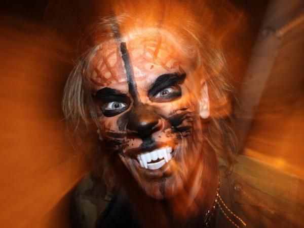 scary wolverine halloween makeup for guys faux teeth -   Halloween Makeup Ideas