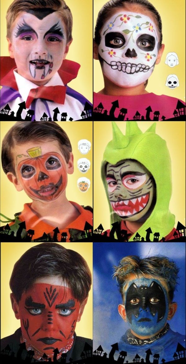 halloween makeup children cute fun scary -   Halloween Makeup Ideas