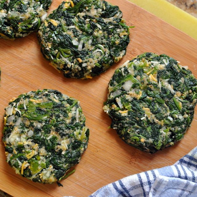 spinach burgers…high in protein, low in carbs and absolutely delicious.