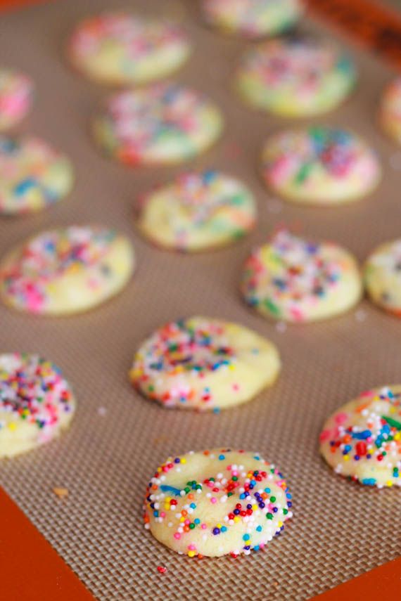 sprinkle recipes: cake batter sugar cookies