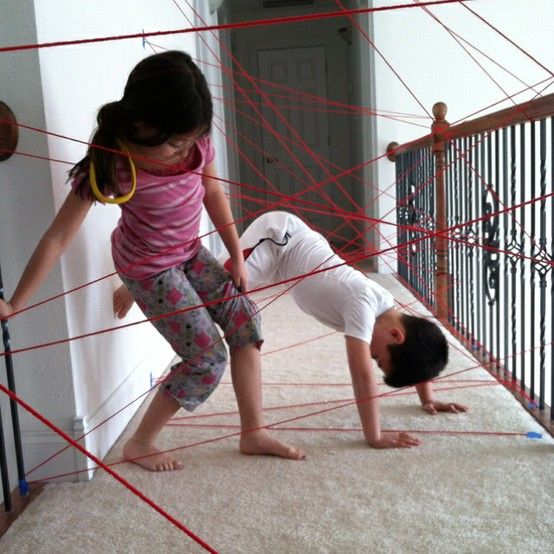 "spy training" and other fun indoor activities for kids. Next rainy da