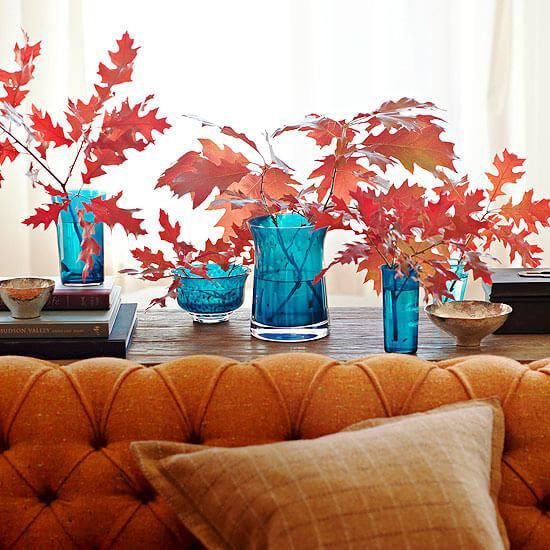 Falling for fall -   HOME DECORATIONS WITH FALL LEAVES