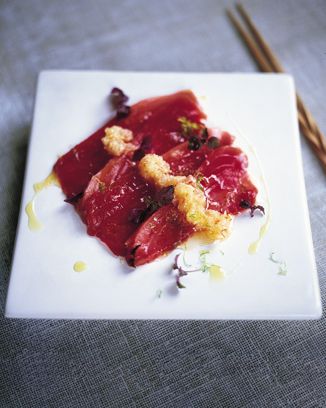 tuna carpaccio – japanese style