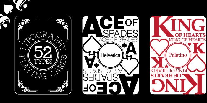 type playing cards