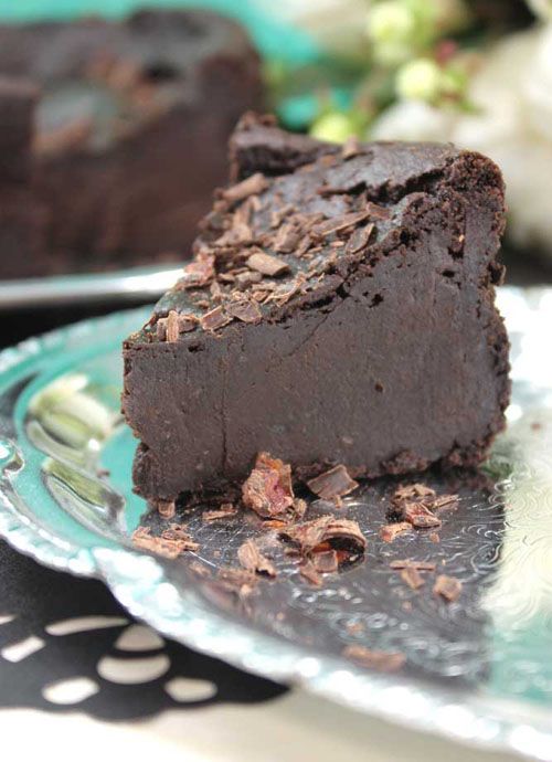 vegan chocolate cake with black beans