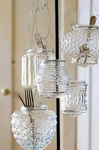 vintage light sconces hung for organization or candles