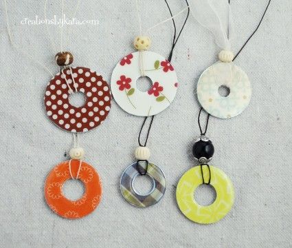 washer necklace – activity day idea