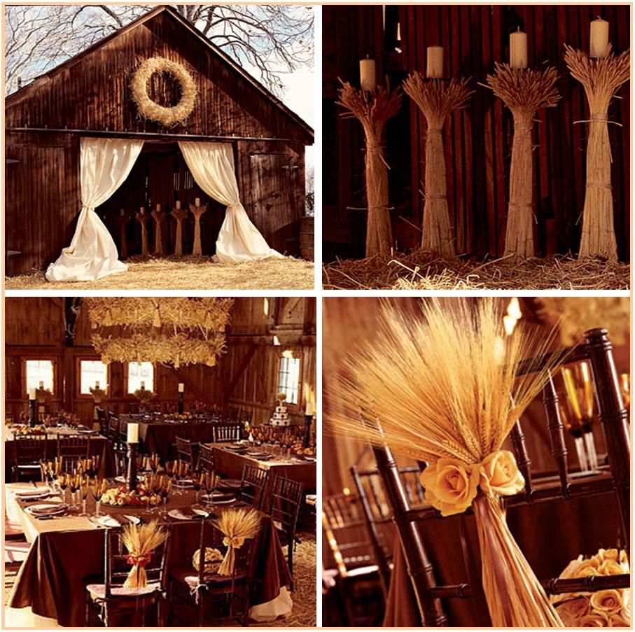 wheat, barn, wedding