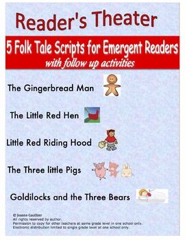 5 reader's theatre scripts for common folk tales, especially written for eme