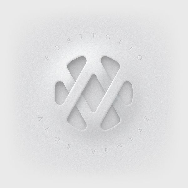 AV logo by Akos Venesz, via Behance