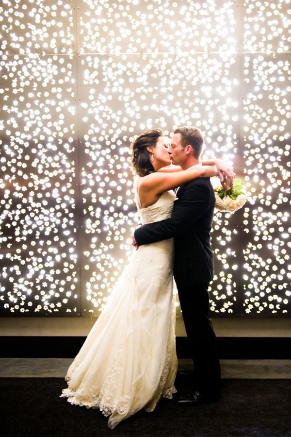 A wall of lights would make an amazing backdrop for photos