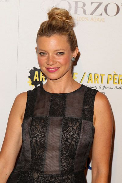 Amy Smart and Carter Oosterhaus at Art Mere/Art Pere for Livestrong