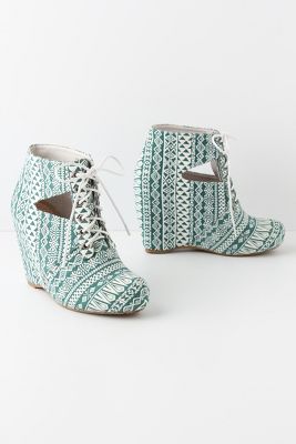 Anthropologie. Places & Pyramids wedges.  $138
