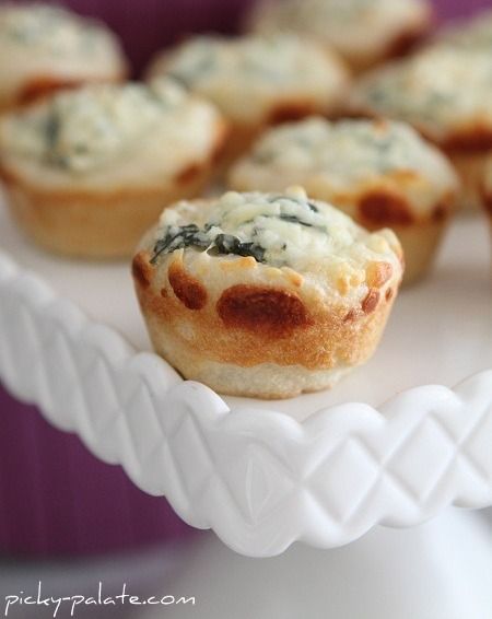 Baked Spinach Dip Bowls – looks like great holiday appitizers