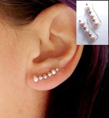 Bobby Pin Earrings diy- Take a bobby pin, 3-4" with a round head, add some