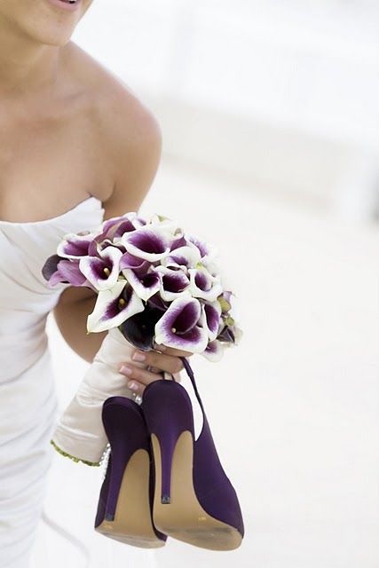 Bouquet/Purple Shoes