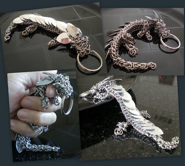 Chain Maille Pet Dragon!