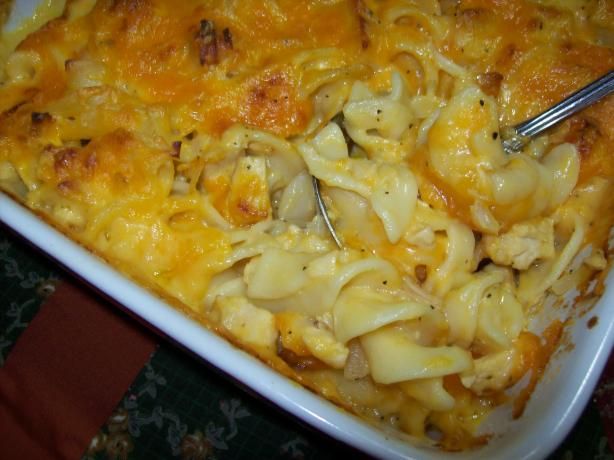 Chicken Noodle Casserole for a cold lazy night